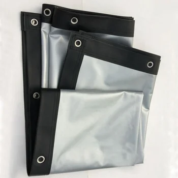150" 180" 200" 250" 300" Struttura dello schermo 3D di 16:9 Proiettore 3D pieghevole argento minimalista di grandi dimensioni per cinema