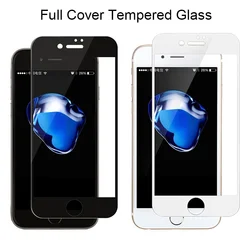 Premium Black & White Tempered Glass Screen Protector Set - 3 Pack - Black