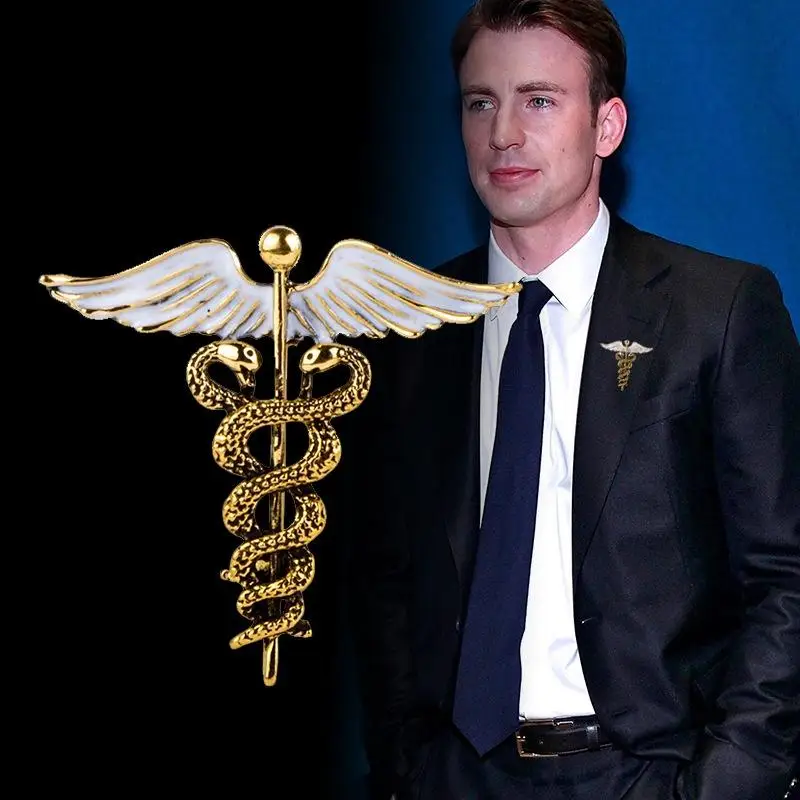 

Men's Brooch Alloy Drip Oil Snake Brooch Clothing Accessories Coat Corsage Accessories