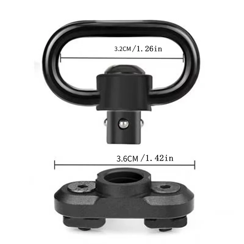 QD M-LOK Sling Swivel Adapter Rail Mount SLING Buckle Metal Strap Loop Strap Rail Mount Steel Push Button sling swivel adapter,sling swivel mount,tactical sling adapter,sling adapter,sling attachment adapter,rail adapter
