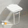 Bathroom Folding Stool Bathroom Elderly Shower Accessible Safety Chair Toilet Shower Hanging Upholstered Non-Slip Chair 1
