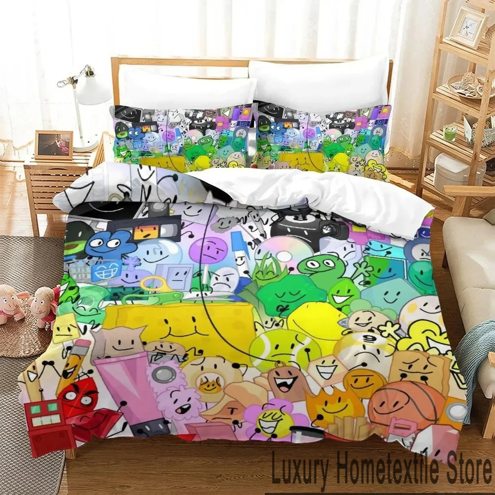 3D Print Cartoon Jacknjellify Bedding Set Boys Girls Twin Queen King Size Duvet Cover Pillowcase Bed boys Adult 3