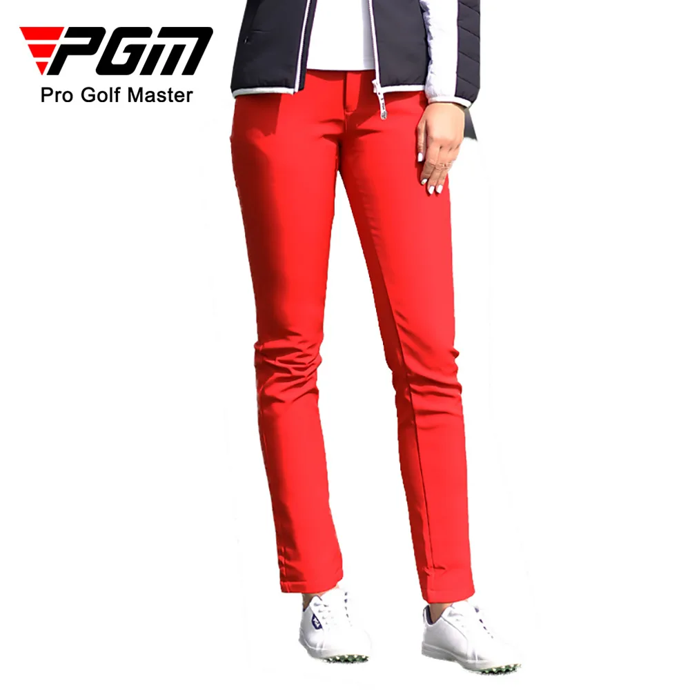 

Golf Pants Pgm Autumn And Winter Plush Women's Long Pants High Elasticity Sports Pants Golf Supplies