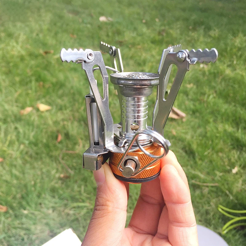 3000W Mini Gas Stove Outdoor Folding Tourist Burner Portable Furnace Picnic Cooking Camping Supplies 캠핑용품 camping gas stove camping stove