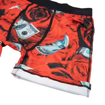 5Pcs Sexy Men's Panties Set Summer Breathable Men Underwear Boxers Fashion Print Underpants Male Plus Size Man Boxers Trunks 3