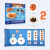 Montessori Toys Magnetic Biscuit Book Math Addition Subtraction Decomposition Learning Early Educational Toys For Children Kids 6