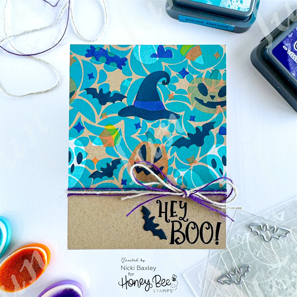 Fall Cover Plate Cut Dies DIY Halloween Pumpkin Bat Silicone Stamps and Cutting Dies Stencils Drawing Paper Cards Scrapbooking