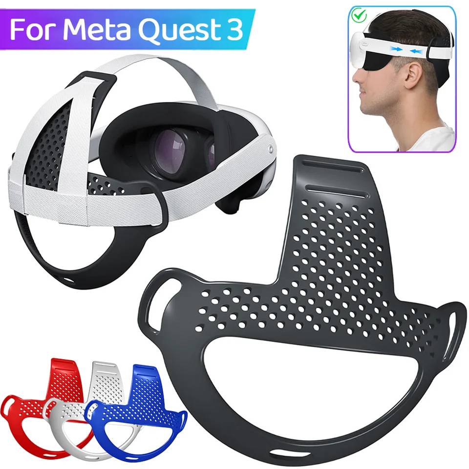 Tpuヘッドストラップクッション,交換用ヘッドセット,メタクエスト3,vr 
