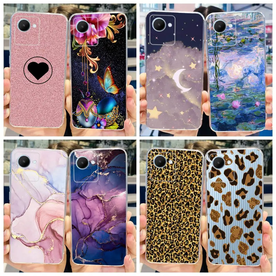 Fashionable Marble Cartoon Soft Phone Case - Bumper Cover