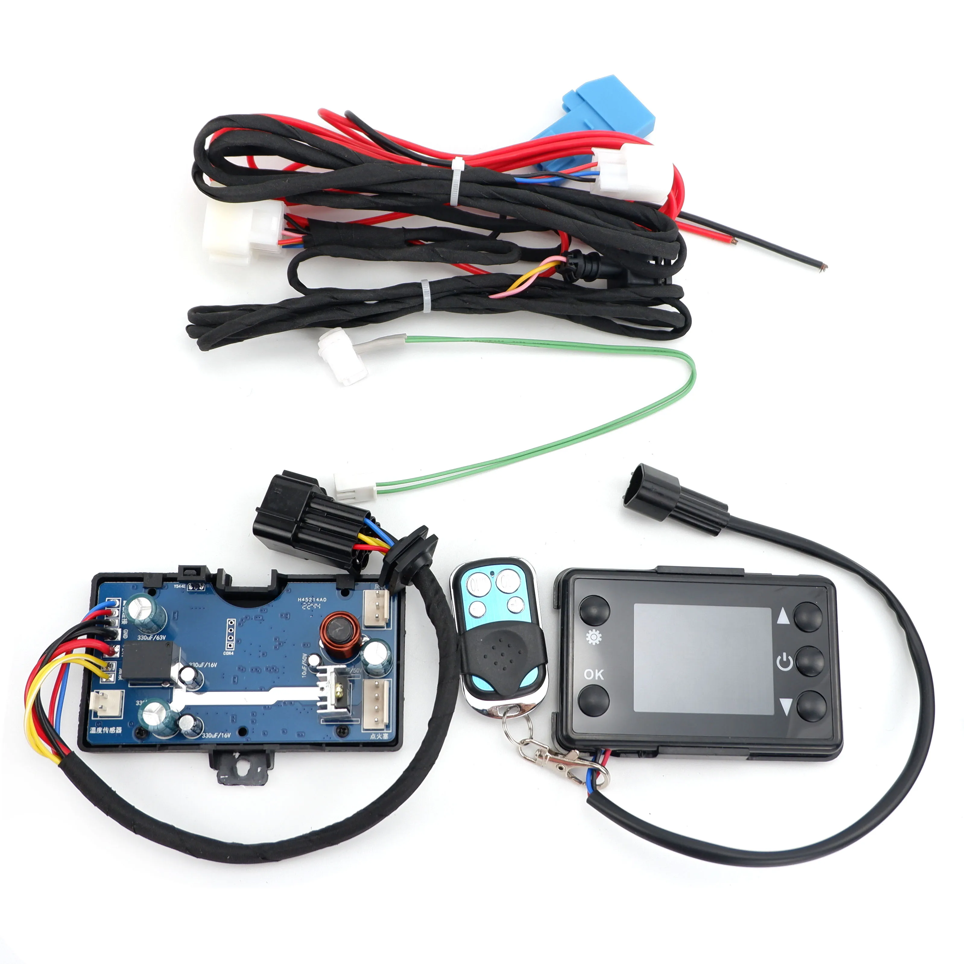 12V Diesel Standheizung Motherboard Mit LCD Display & Fernbedienung - Kompatibel Mit 3KW 5KW 8KW Heizungen