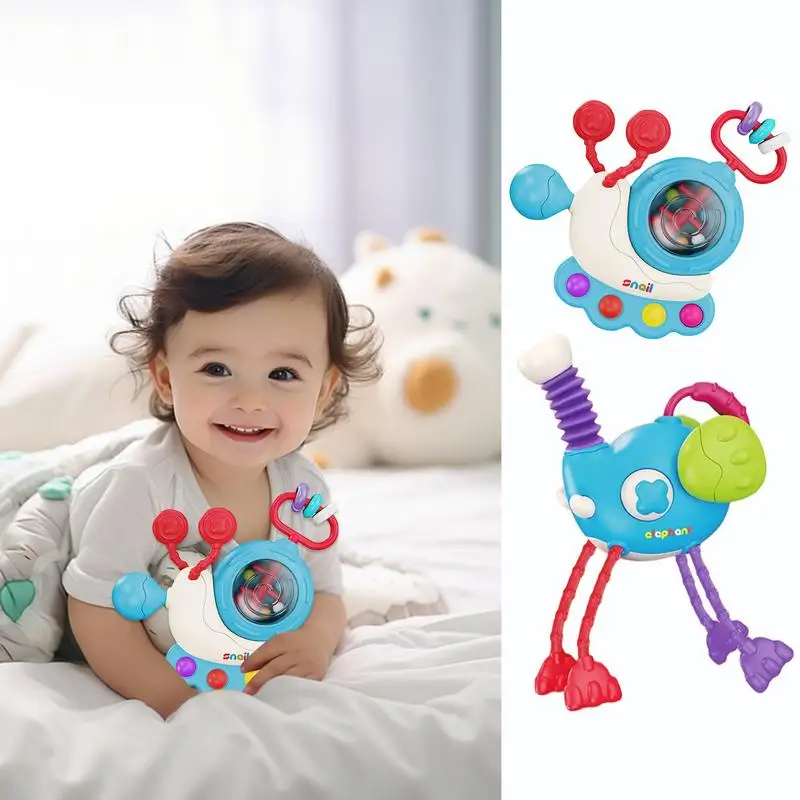 

Baby 6 12 Months Silicone Activity Toys Montessori Pull String Toy Early Learning Education Toys Finger Grasp Training Toys