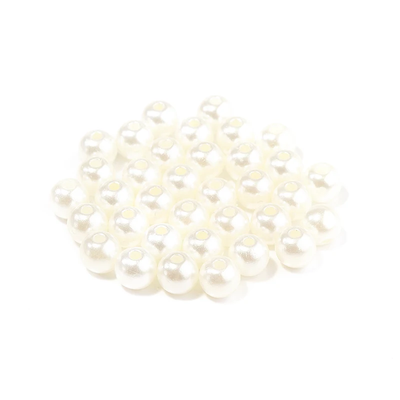 Assorted Size ABS Imitation Pearl Spacer Beads for DIY Jewelry and Crafting