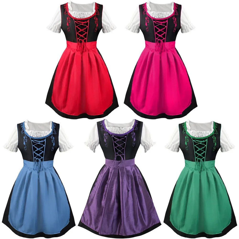 

Maid Dress Oktoberfest Cosplay Maid Plus-Size Dress Cosplay Stage Costume