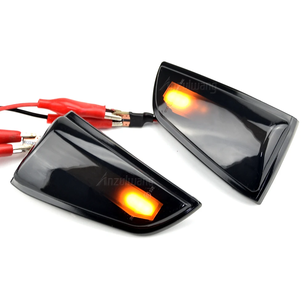 

For Volvo S40 V50 2005-2007 LED Dynamic Turn Signal Light Side Mirror Sequential Lamp Blinker Indicator