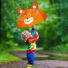 1-3 Year Old Babies Cute Cartoon Children Umbrella Animation Creative Long-handled 3D Ear Modeling Kids Umbrella for Boys Girls 5