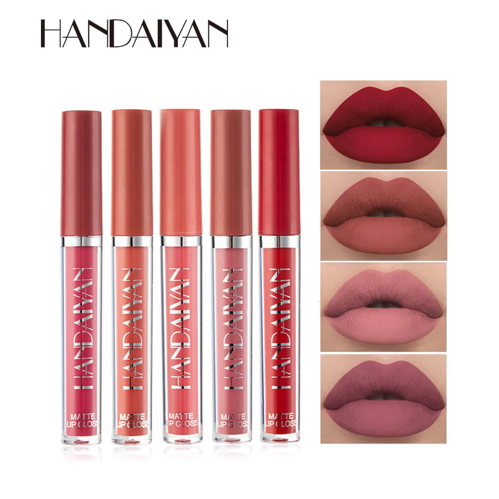 Lip Makeup Lip Glaze Lip Lacquer Lip Tint Lip Stain Lip Gloss 12 Colors Matt Lip Gloss Lipstick Liquid matte Waterproof