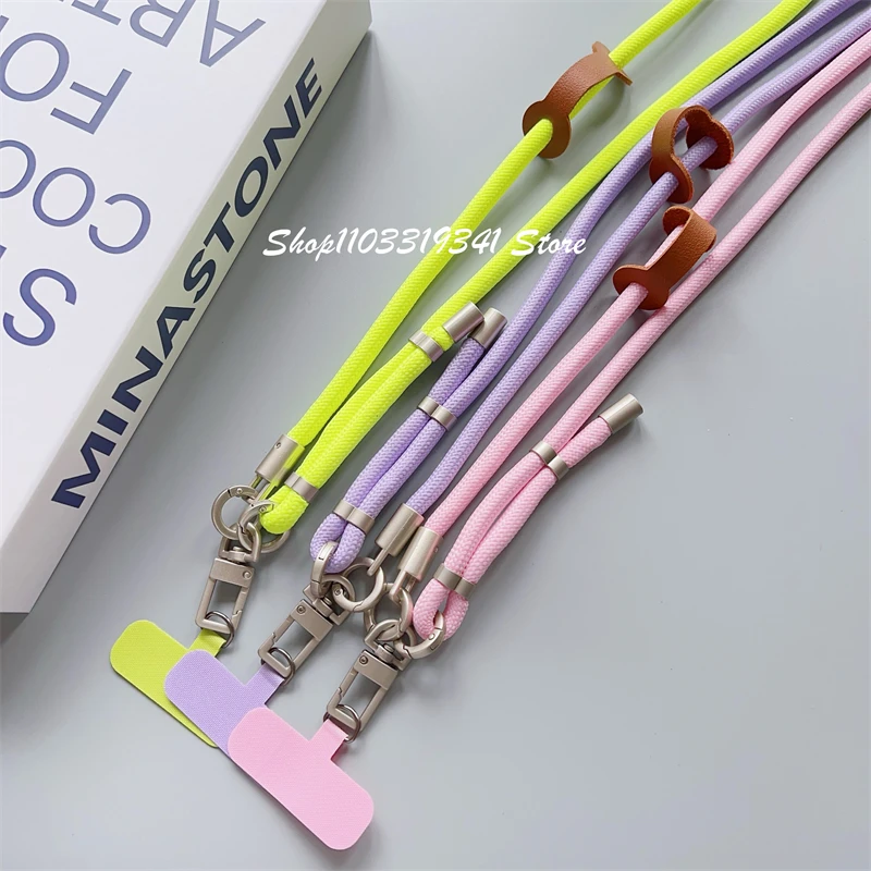 Versatile Fashionable Anti-Loss Adjustable Phone Lanyard with Dual Hooks
