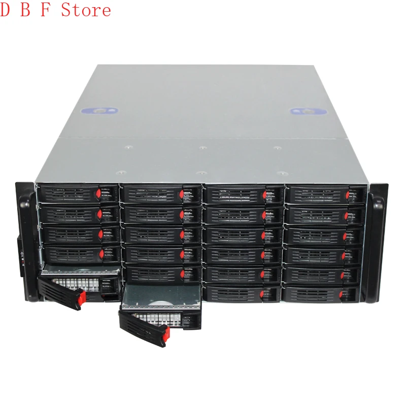 

4U 24 Bay Server Case 19inch Nas Storage ATX Hot Swap Chassis Rack Mount Raid 24 Bay Server Chassis