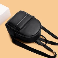 Cowhide Backpack 2024 New High Quality Soft Leather Leisure Travel Large Capacity For Teenage Girls Women's Backpack 2