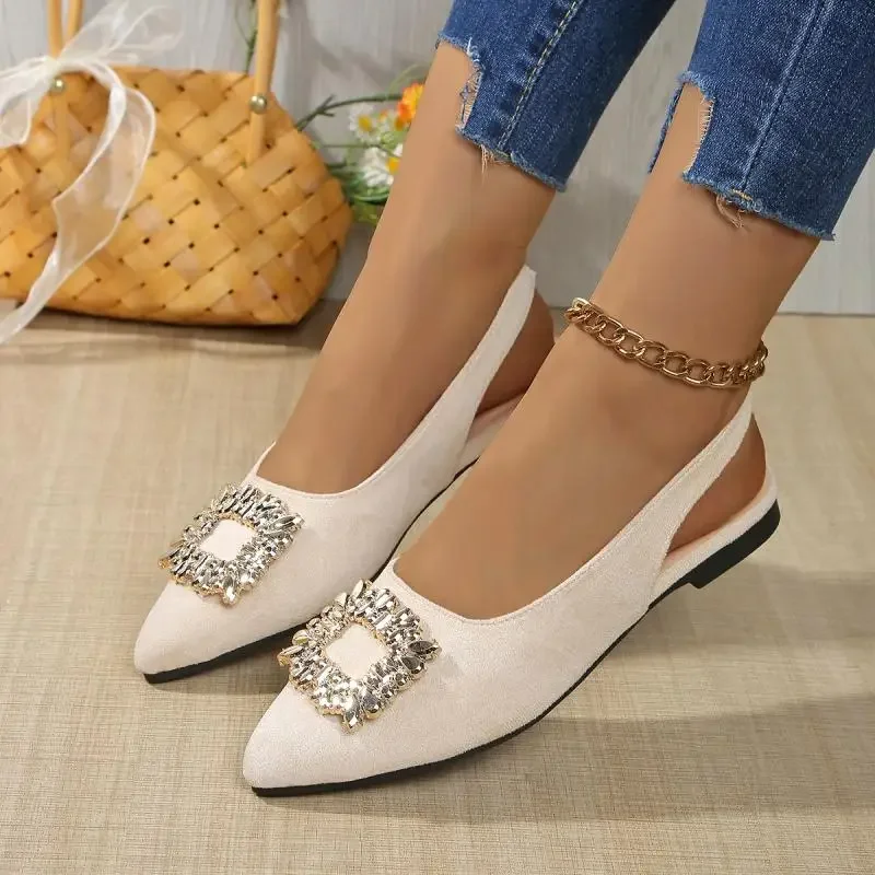 Ladies Fancy Shoes Design: A Comprehensive Review of the 2025 Summer Big Crystal Buckle Flat Heels Ladies Fancy Shoes Design: A Comprehensive Review of the 2025 Summer Big Crystal Buckle Flat Heels