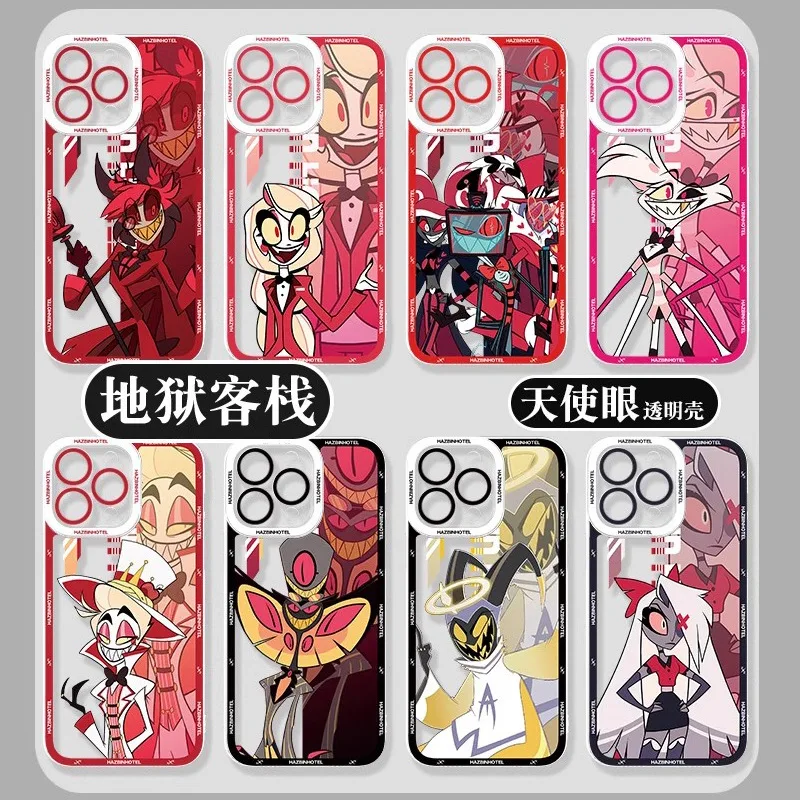 Cartoon Hazbis Hotels Clear Phone Case
