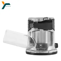 65mm Plunge Router Base Dust Cover Vacuum Cleaner Trimming Machine Base Wood Milling Stand For Tupia Makita RT0700C DRT50 3709 1