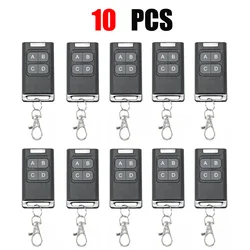 High - Quality Triangular Learning Remote Control for Garage Doors, Guardrails, and Push Rods (STD001 - black - 10PCS)