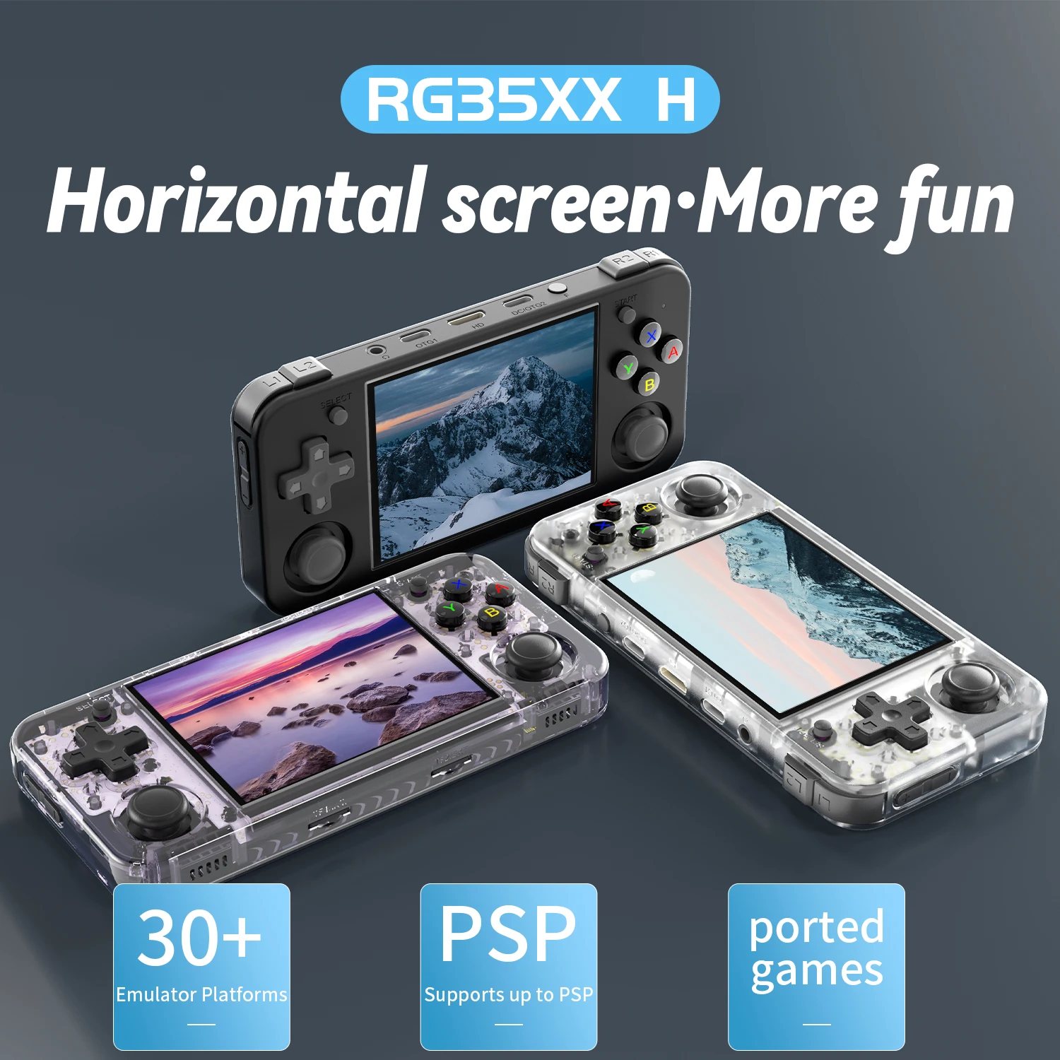 Anbernic rg35xx h Handheld-Spiele konsole 3.5 
