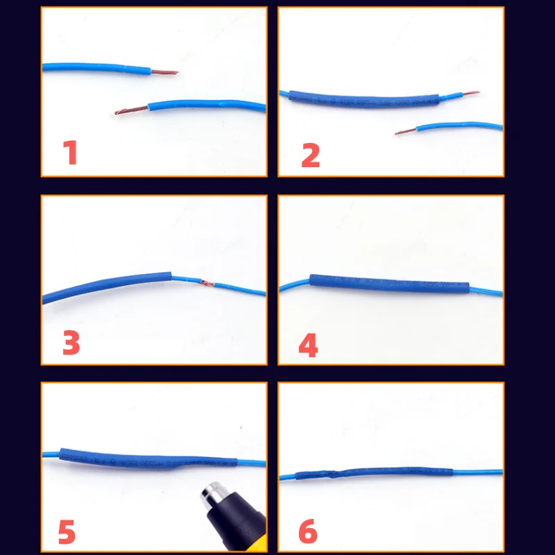 2:1 termokurczliwe dla kabli termoresistant Tube termokurczliwe osłona rękaw zabezpieczenie kabla telefon komórkowy termoretrillastic Tubin