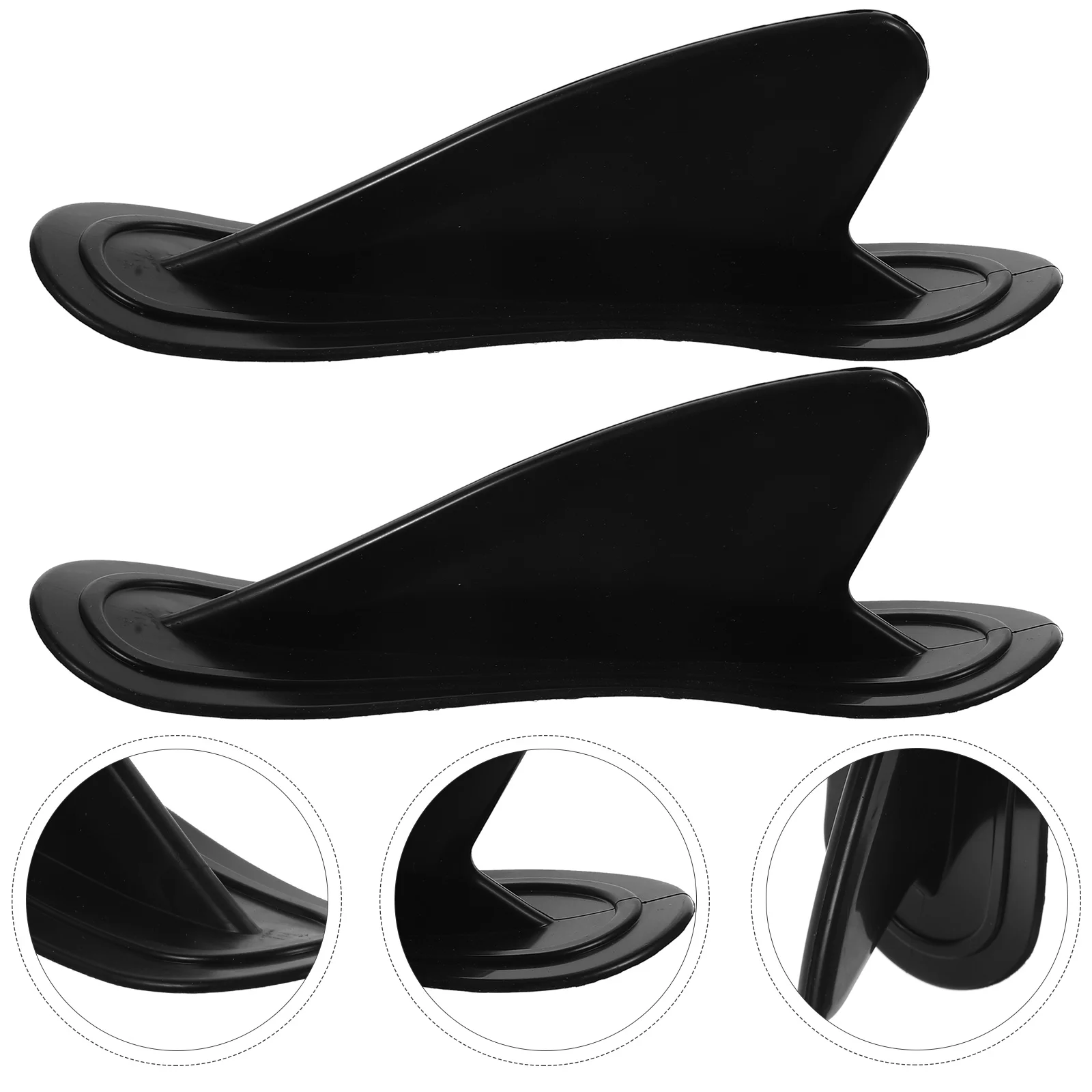 

2 Pcs Inflatable Boat Shark-fin Surfboard Boat SUP Detachable Splitter Paddler Tail Rudder (Single Slice)