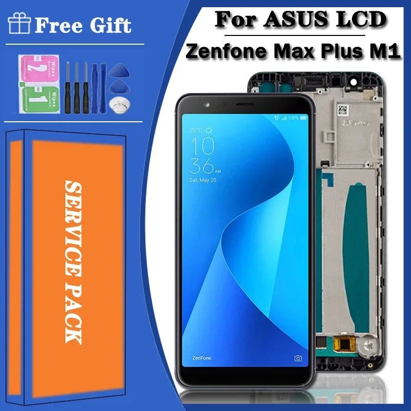 5.7 inch New For Asus ZenFone Max Plus (M1) ZB570TL LCD