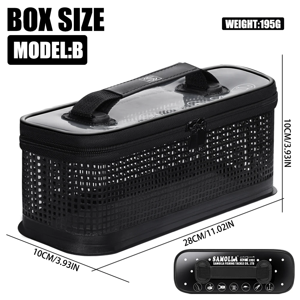 Verdicken Jig Angeln Box Jigging Köder Tasche Wasserdichte Angelausrüstung Boxen Meer Angeln Wichtigsten Sub Linie Float Lagerung Fall Handtasche – Detail 8