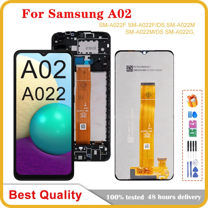 

Original 6.5" For Samsung Galaxy A02 LCD Display Touch Screen Digitizer For Samsung A022 LCD SM-A022M A022F A022G A022M Parts