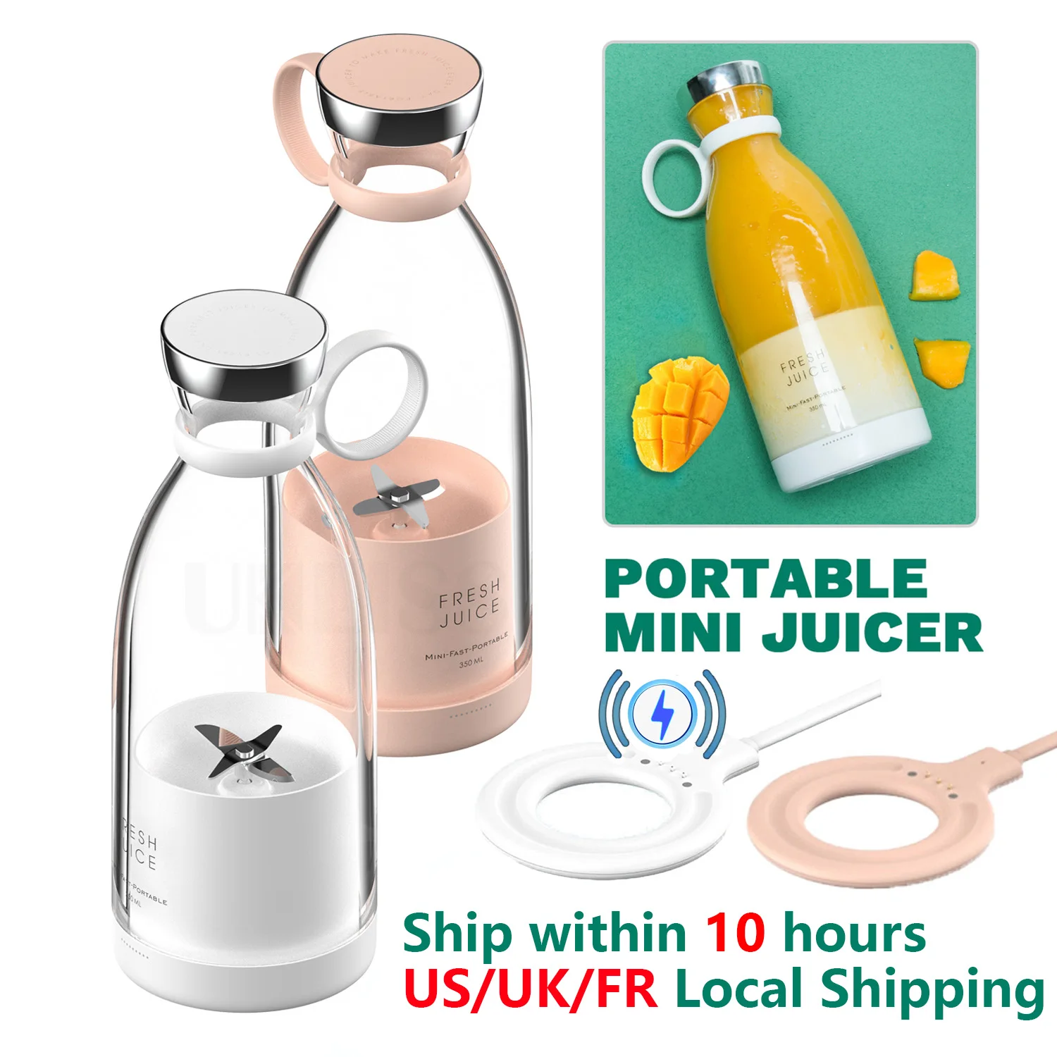 Kitchen Electric Mini Mixer Professional Shaker Bottle Fresh Juice