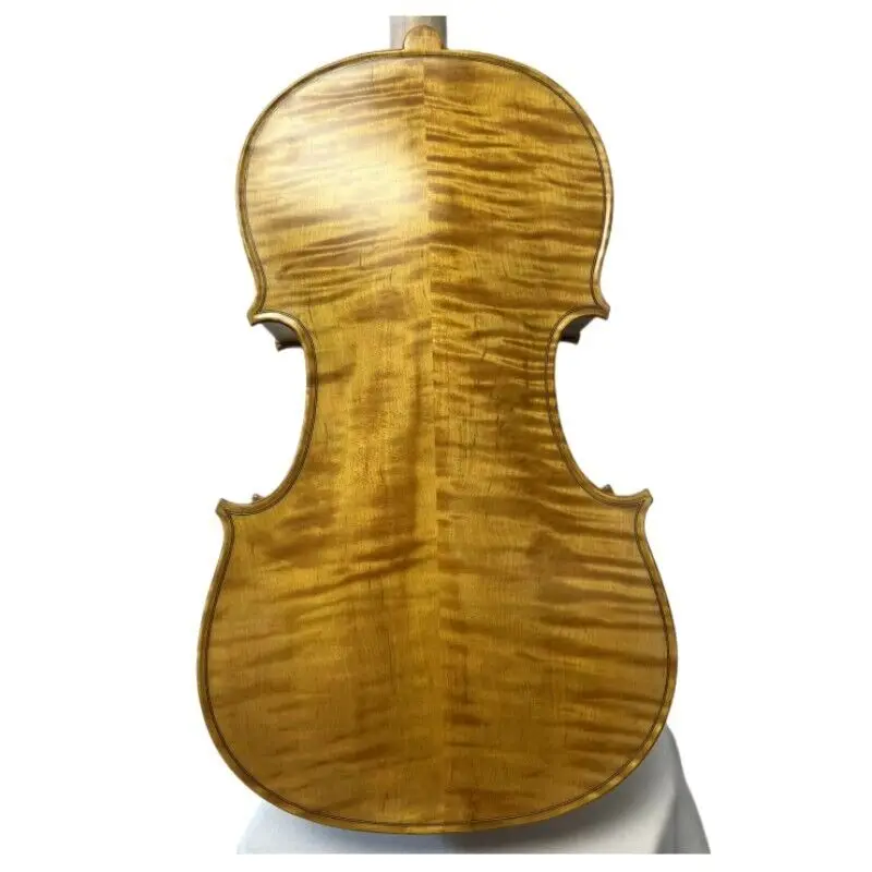 Pro Thicker rib,5 string viola 18" inlaid sideling frets,Big Rich Sound #11614