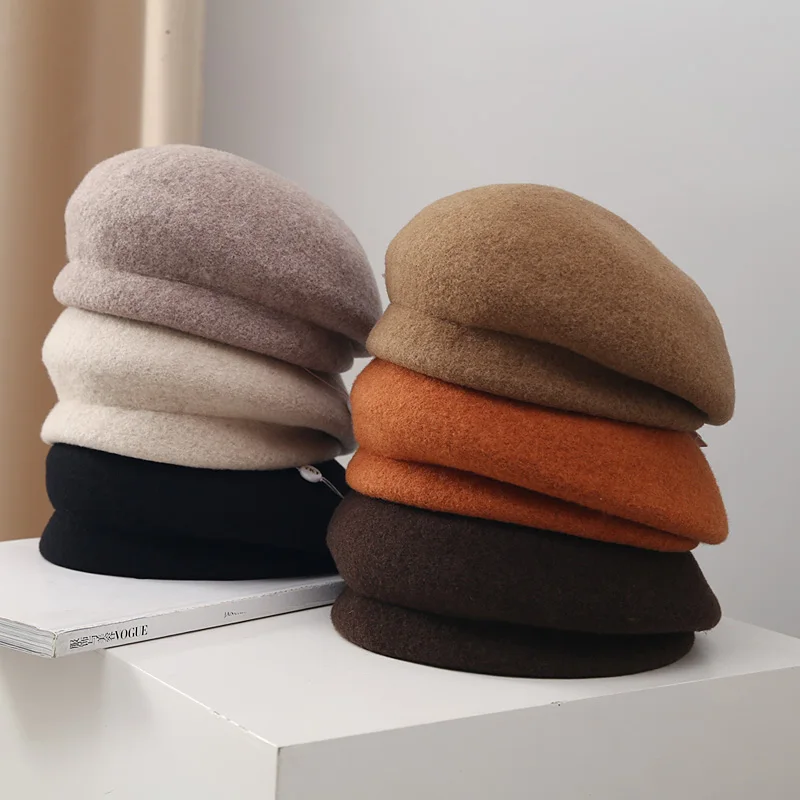 Casquette,Chapeau Tricoté En Laine Pour Hommes,chapeau D'hiver Chaud D
