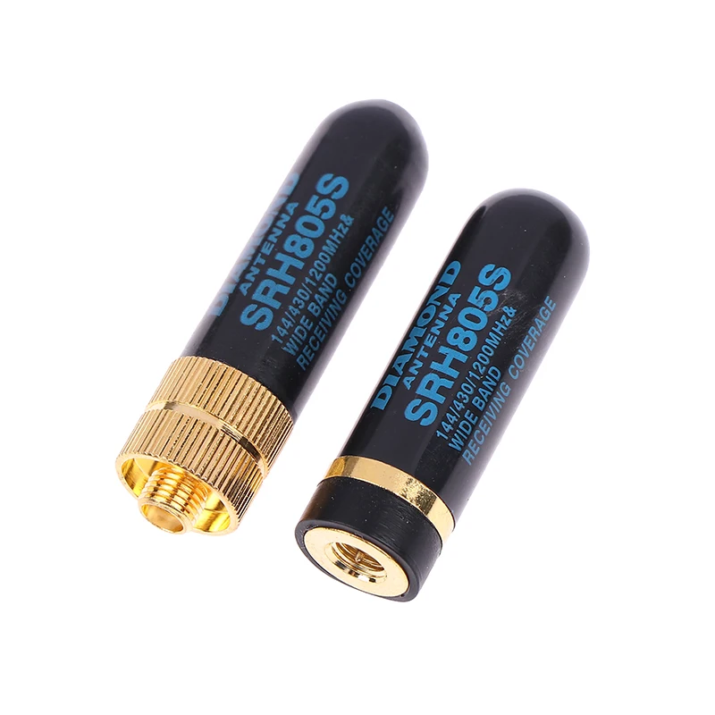 Sma-M/Sma-F Antenna Dual Band Uhf + Vhf Srh805S Walkie Talkie Per Baofeng/Yaesu
