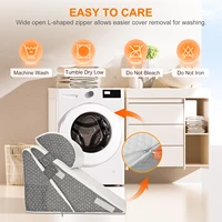 Wedge Pillow 12-in-1 Memory Foam Sleeping Support Pillow Headrest Adjustable Incline Cushion For Acid Reflux, Back Pain, Snoring 5