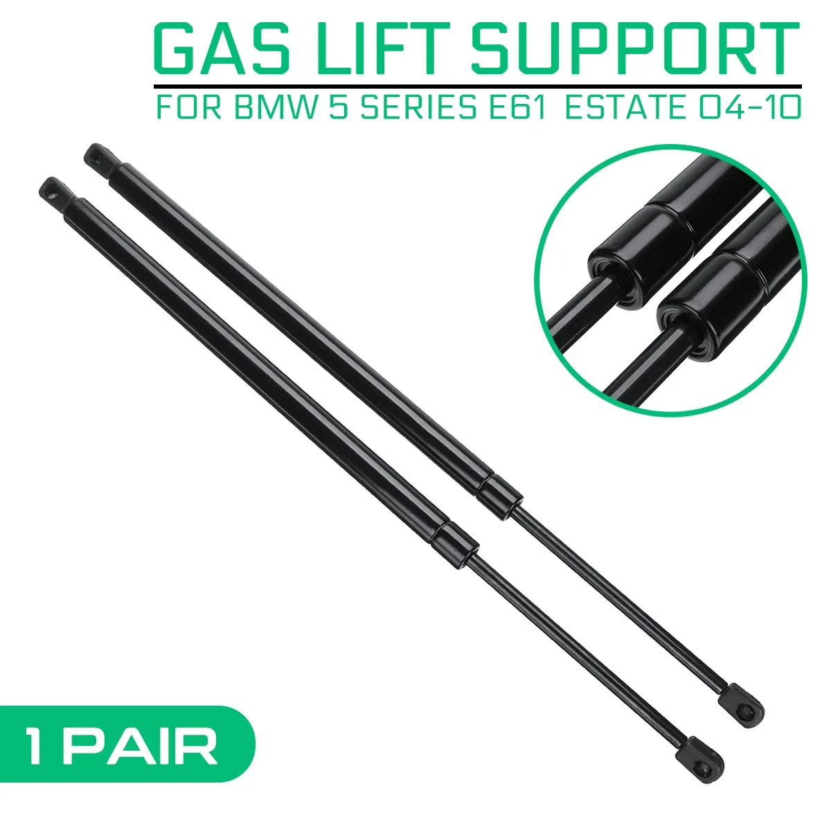 

Car Rear Trunk Tailgate Gas Spring Shock Lift Struts Strut Support Rod Arm Bars Bracket For BMW 5 Series E61 Estate 2004-2010