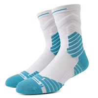 Chaussettes de sport pour hommes, chaussettes de basket-ball, semelle éponge, chaussettes de course athlétiques, antidérapantes, confortables, de Trekking, respirantes pour adolescents garçons 4