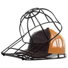 Protector de gorra de béisbol para adultos y niños, gorra de limpieza, marco de doble cubierta, jaula, sombrero Protector antiarrugas, jaula de lavado para el hogar