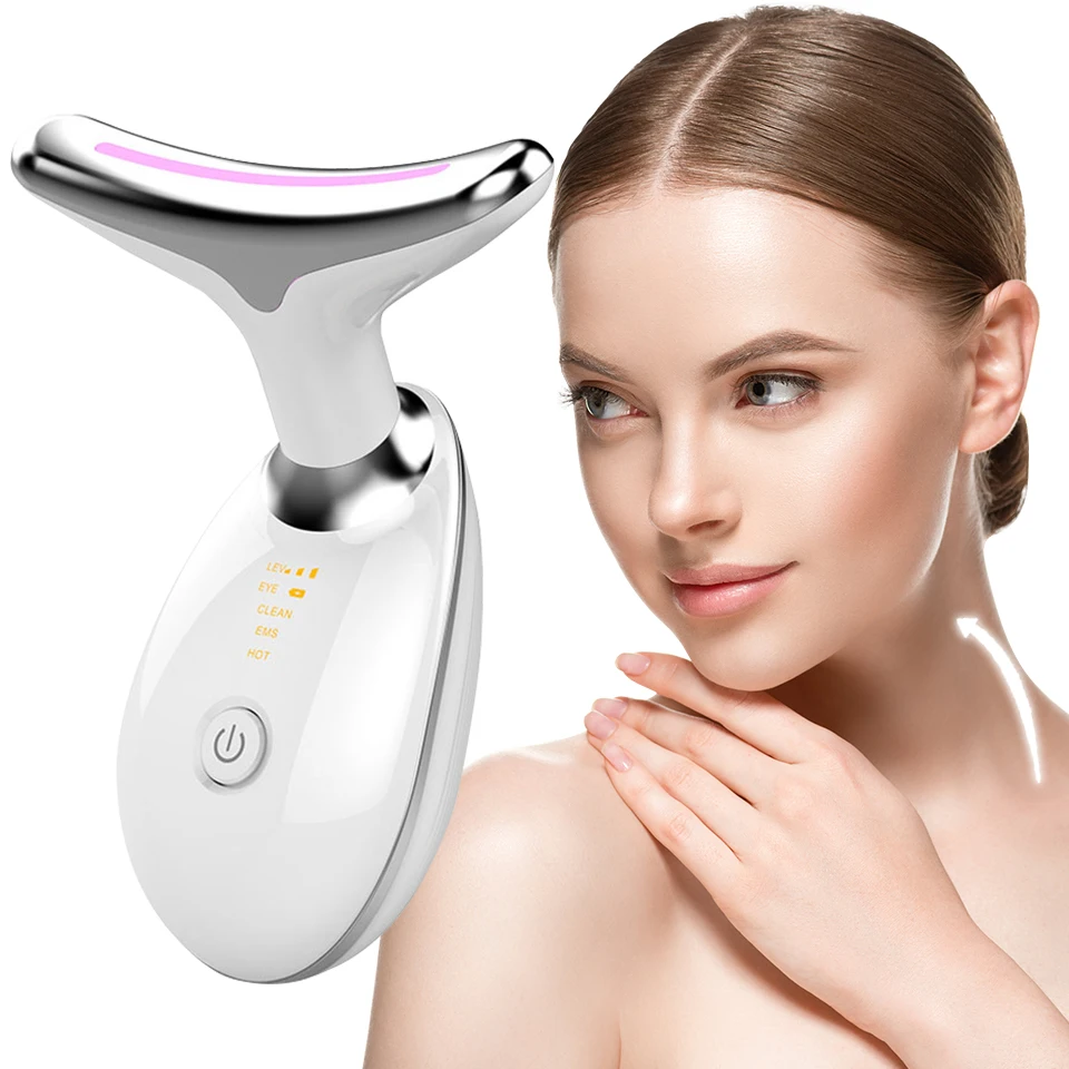 

Устройство для красоты лица и шеи, искусственная кожа, подтягивающее омоложение, против морщин, тонкий двойной подбородок, уход за кожей лица, массажер для домашнего использования