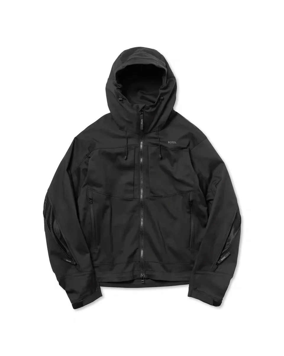 24SS ROTOL VENTILATION Wind Coat with Hooded Full Zipper 