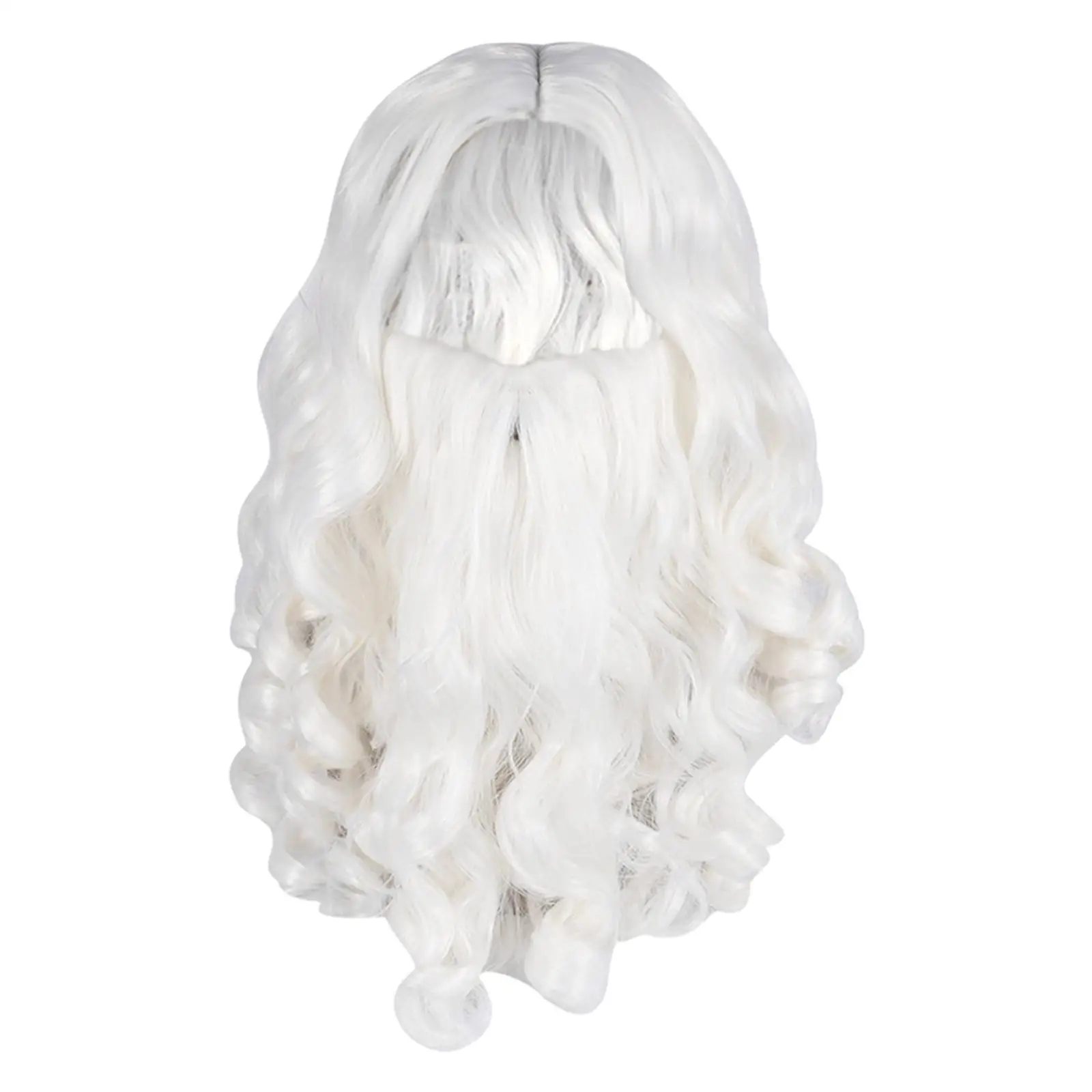 Santa Hair and Beard Set Xmas Cosplay for Masquerade Festivals Themed Party