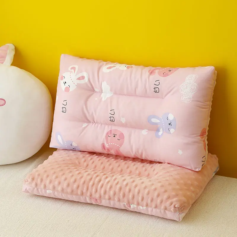 

Мультяшная поддерживающая Подушка для сна для новорожденных, детская двухсторонняя мягкая защитная подушка для шеи, декоративное постельное белье для младенцев
