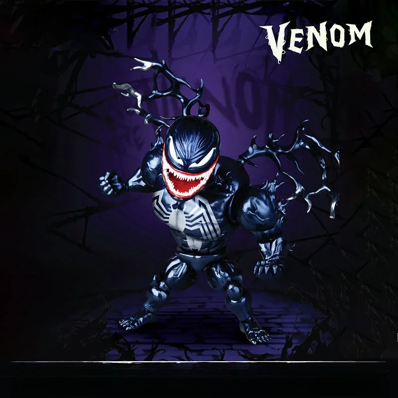 Marvel Original Q Version Venom Wolverine Deadpool Action Figures Collezione Di Modelli Ornamenti Fatti A Mano Giocattoli Regali Di Festa