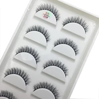 15 Style 5 Pairs 3D Eyelashes Natural False Eye Lashes Thick Faux Mink Lashes Soft Fake Eyelash Wispy Makeup Cilios 1