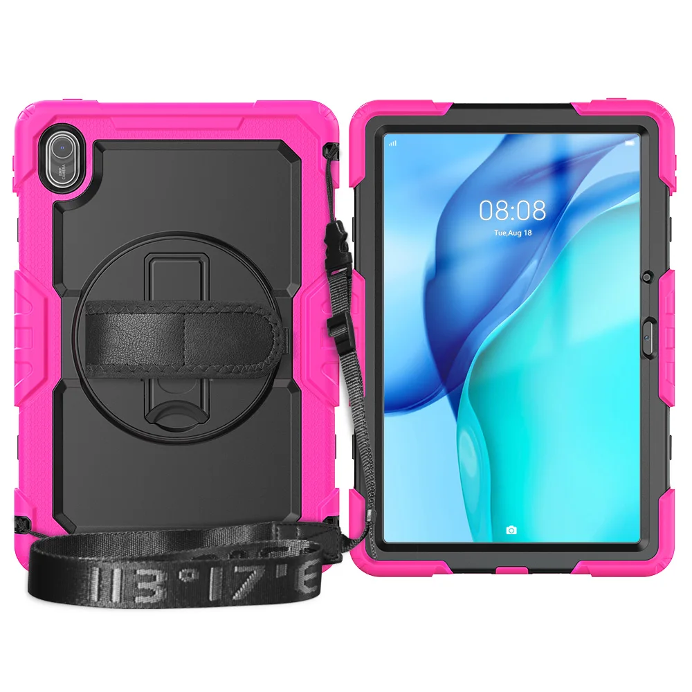 Versatile 11-Inch Tablet Case with Adjustable Stand and Shoulder Strap