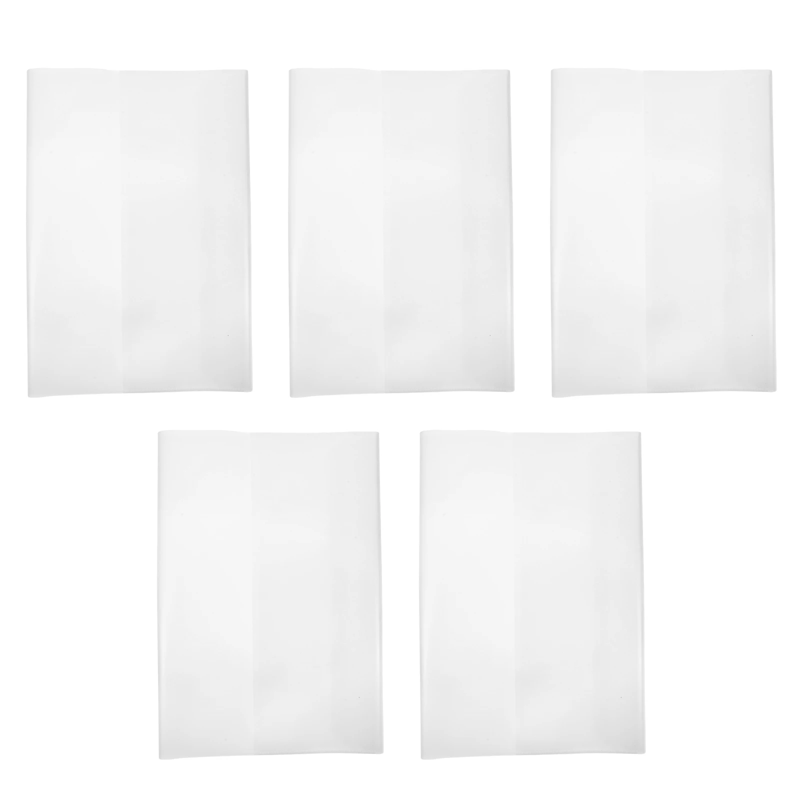 5 Pcs B5 Clear Book Cover Protect 16k Back Covers for Textbooks Waterproof Sleeves - 4