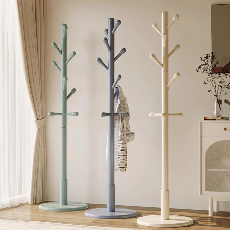 

Wooden Detachable Clothes Rack Standing Aesthetic Modern Minimalist Clothes Stand Nordic Corner Perchero De Pie Home Accessories